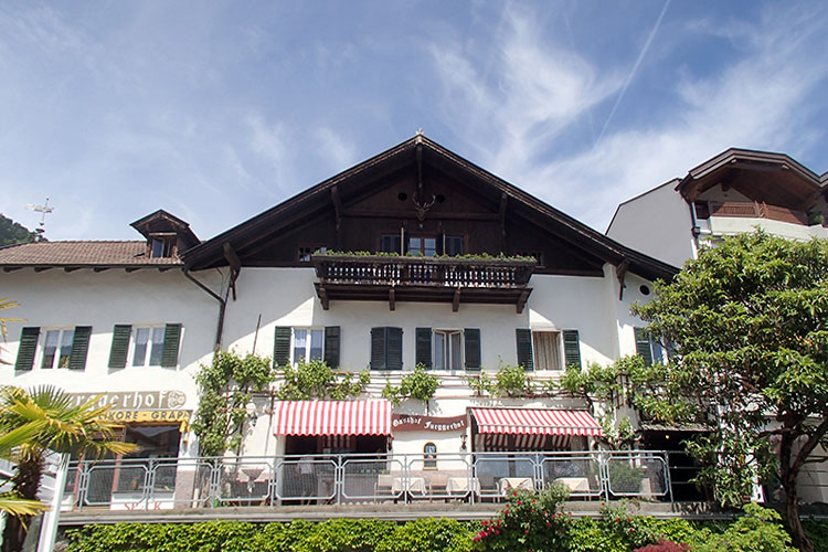 Gasthof Furggerhof in der Fussgängerzone